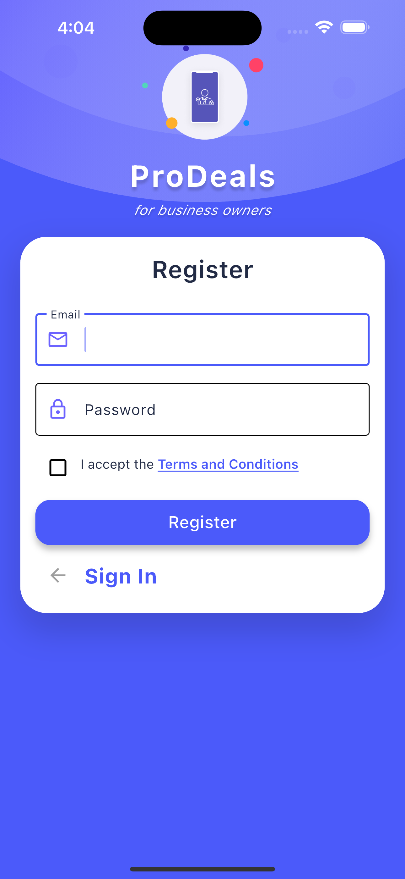 Signup/Register